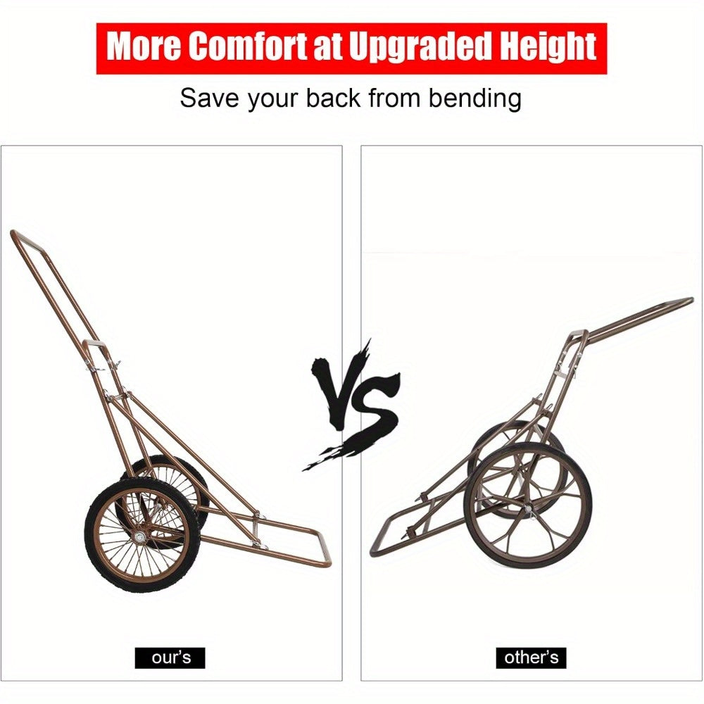 Folding Hunting Cart for Easy Transport and Heavy Loads