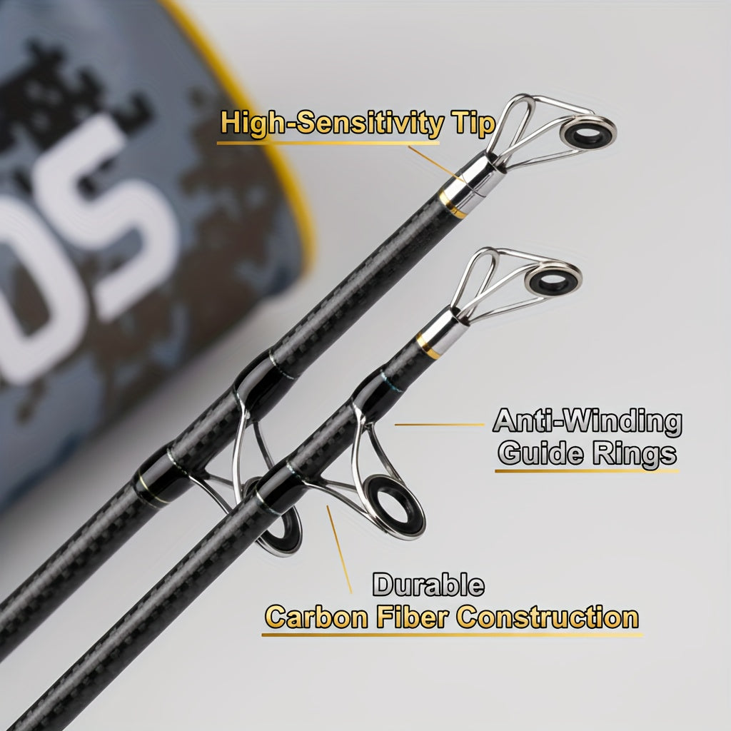 Sea Fishing Rod And Reel Combos With Tackle Bag For Saltwater And Freshwater Carbon Fiber Surf Spinning