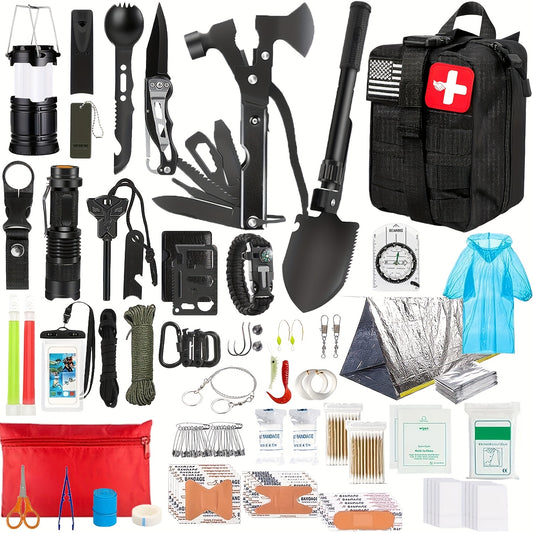 Survival Kit Bag with Shovel and Multi Function Axe - Parry's Picks