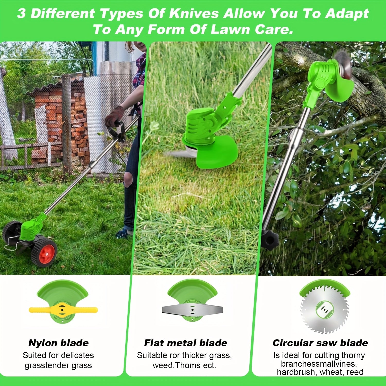 Electric Weeder with Rechargeable Batteries for Effortless Gardening - Parry's Picks