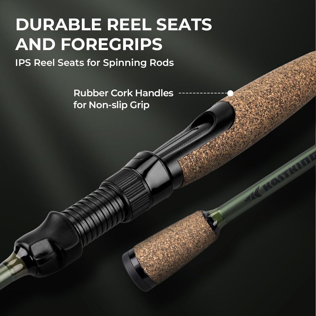 KastKing Spartacus II Twin Tip Rod And Reel Combo Set